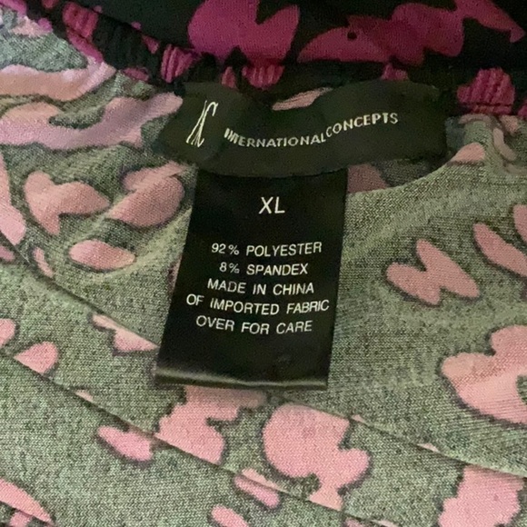 Inc International Concepts-purple blouse with wide neckline. Size XL - Picture 5 of 5